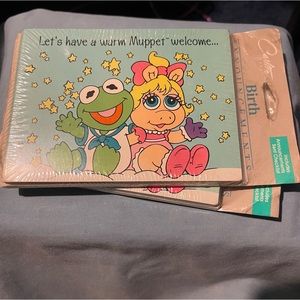 Muppet Baby Birth Announcement cards 2 packs 16 cards in total!